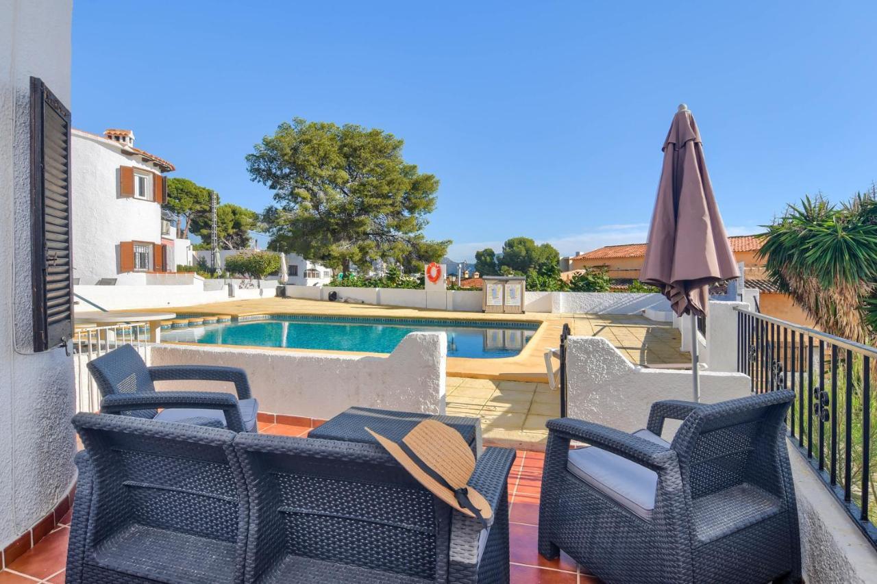Bungalow With Seaviews In Moraira 特乌拉达 外观 照片