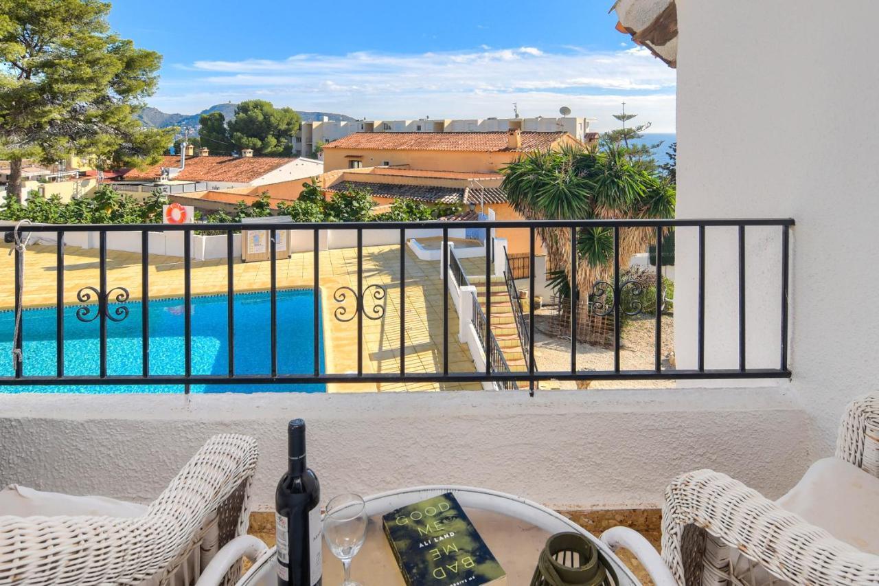 Bungalow With Seaviews In Moraira 特乌拉达 外观 照片