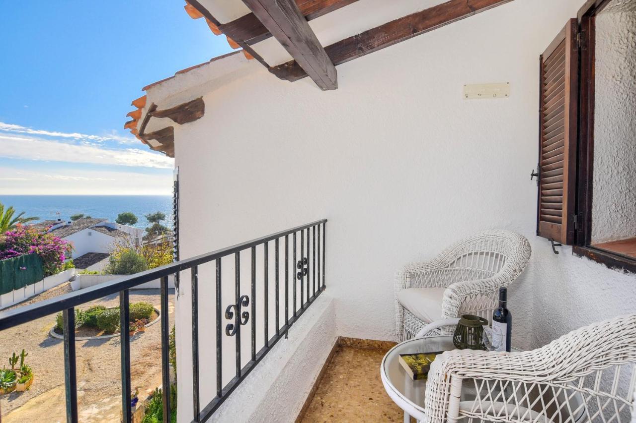 Bungalow With Seaviews In Moraira 特乌拉达 外观 照片