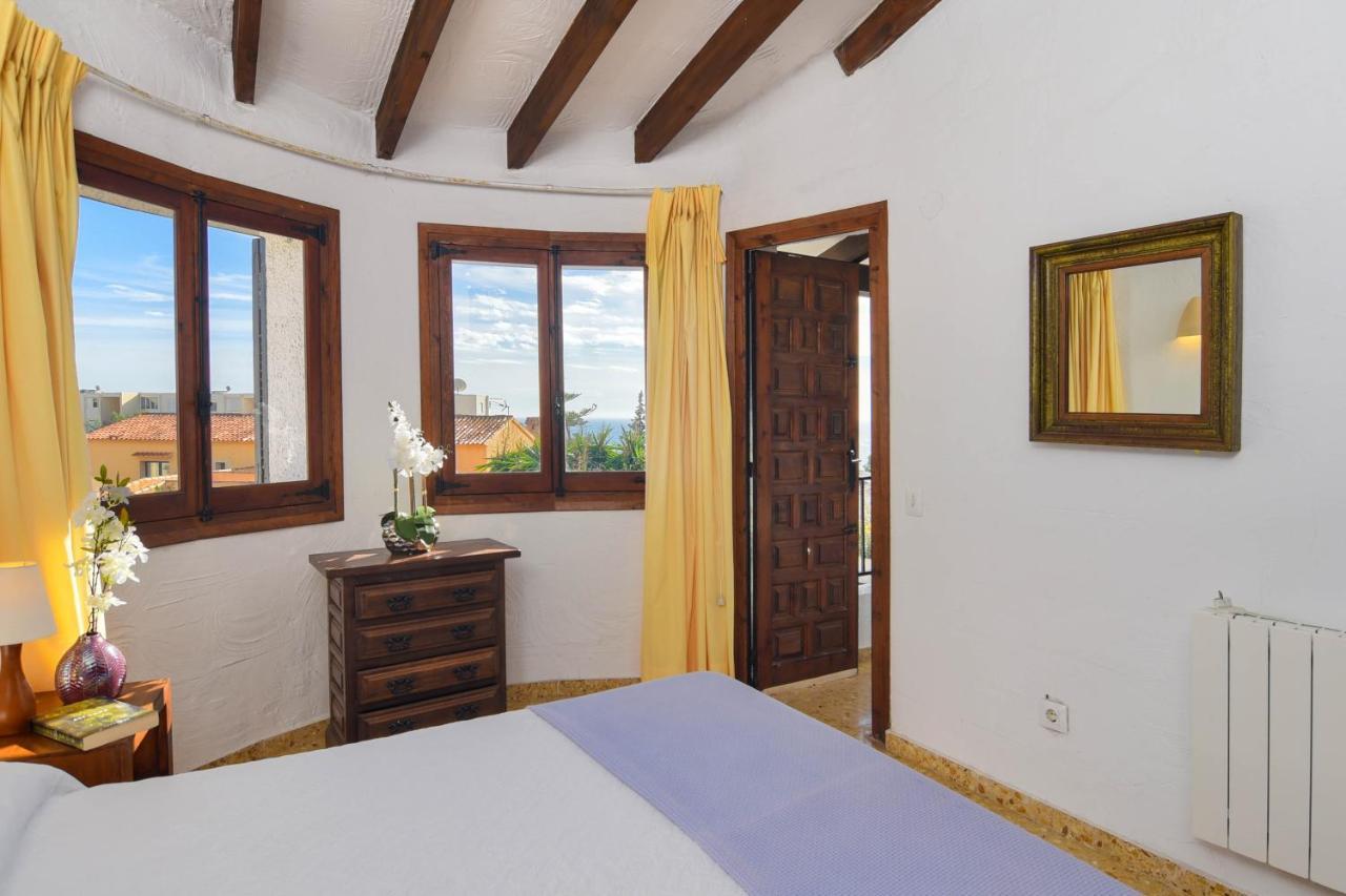 Bungalow With Seaviews In Moraira 特乌拉达 外观 照片